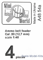 Ammo belts feader Cal. 50 (12,7 mm), 4 pcs