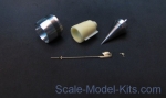 Detailing set: Air intake and pitots for E-152M, Modelsvit kit, Mini World, Scale 1:72
