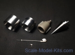 Detailing set: Air intake and pitots for E-152-1 "Modelsvit", Mini World, Scale 1:72