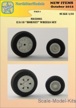 F/A-18 A/B/C/D Hornet wheels set - No mask series