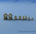 NS48018 Bf.109 B/C/E (early) wheels set. (