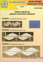 Wheel chocks of German Luftwaffe aircrafts (size 1)