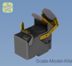 NS48092 German Luftwaffe WWII Gunsight Revi 16B  set of 4 pcs. PE and resin parts, film