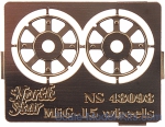 Wheels set for Soviet MiG-15 figter - No mask series