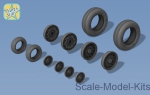 NS48105-a Wheels set for A-6 Intruder & EA-6B Prowler No mask series