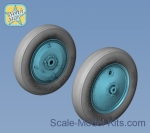 NS48111-a Wheels set for Soviet Polikarpov I-16 - No mask