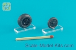 NS48114-a Wheels set for Messerschmitt Me.262 type 2 - No mask series