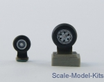 Detailing set: F/A-18 A/B/C/D Hornet wheels set - No mask series, Northstar Models, Scale 1:72