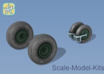 Detailing set: Wheels set 1/72 for MiG-29, no mask series, Northstar Models, Scale 1:72