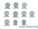 NS72040-c An-10 Cat, An-12 Cub wheels set Type 2 - Light series