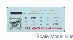 AM-39 Exocet anti-ship missile 2 pcs in a set