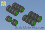 NS72162-a Wheels set for Il-76 - No mask series