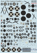 Decals / Mask: Decal for "Aces of the Legion Condor", part 2, Print Scale, Scale 1:72