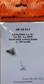 QBT48611 La-5, 5F, 5FN seat w/ safety belts
