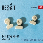 RS48-0005 Wheels set for F-5 (F/N) KF-5F (1/48)