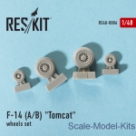 Wheels set for F-14 (A/B) Tomcat (1/48)