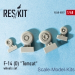 Wheels set for F-14 (D) Tomcat (1/48)