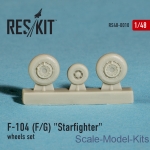 Wheels set for F-104 (F/G) Starfighter (1/48)
