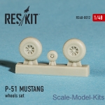 RS48-0012 Wheels set for P-51 Mustang (1/48)