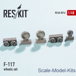 RS48-0016 Wheels set for F-117 (1/48)
