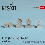 RS48-0022 Wheels set for F-15 (C/D/J/N) Eagle (1/48)