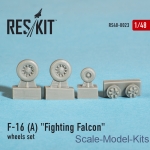 RS48-0023 Wheels set for F-16 (A) Fighting Falcon (1/48)