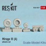 RS48-0027 Wheels set for Mirage III (A) (1/48)