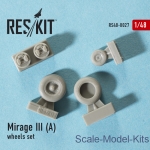 Wheels set for Mirage III (A) (1/48)