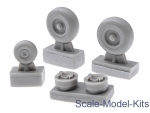 Wheels set for Mirage III (B,C) (1/48)