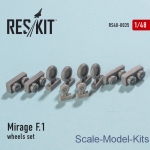 Wheels set for Mirage F.1 (1/48)