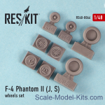 RS48-0066 Wheels set for F-4 Phantom II (J, S)