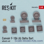 RS48-0074 Wheels set for Convair F-106A 