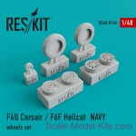 RS48-0106 Wheels set for F4U 