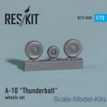 RS72-0002 Wheels set for A-10 Thunderbolt (1/72)