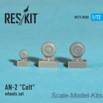 Detailing set: Wheels set for An-2 "Colt" (1/72), Reskit, Scale 1:72
