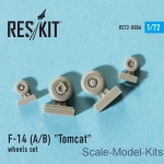 Wheels set for F-14 (A/B) Tomcat (1/72)