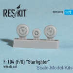 Wheels set for F-104 (F/G) Starfighter (1/72)