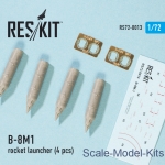 RS72-0013 Rocket Launcher B-8M1 (4 pcs) (1/72)