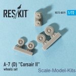 Detailing set: Wheels set for A-7 (D/E) Corsar II (1/72), Reskit, Scale 1:72