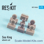 Detailing set: Wheels set for Sea King (all versions), Reskit, Scale 1:72