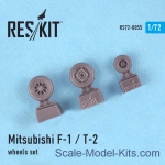 RS72-0055 Wheels set for Mitsubishi F-1/T-2