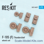 RS72-0077 Wheels set for Republic F-105 (F) 