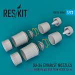 RSU72-0006 Su-34 exhaust nozzles