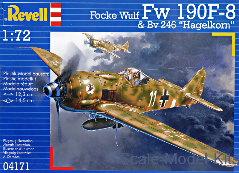 Revell Focke Wulf Fw 190f 8 Plastic Scale Model Kit In 1 72 Scale