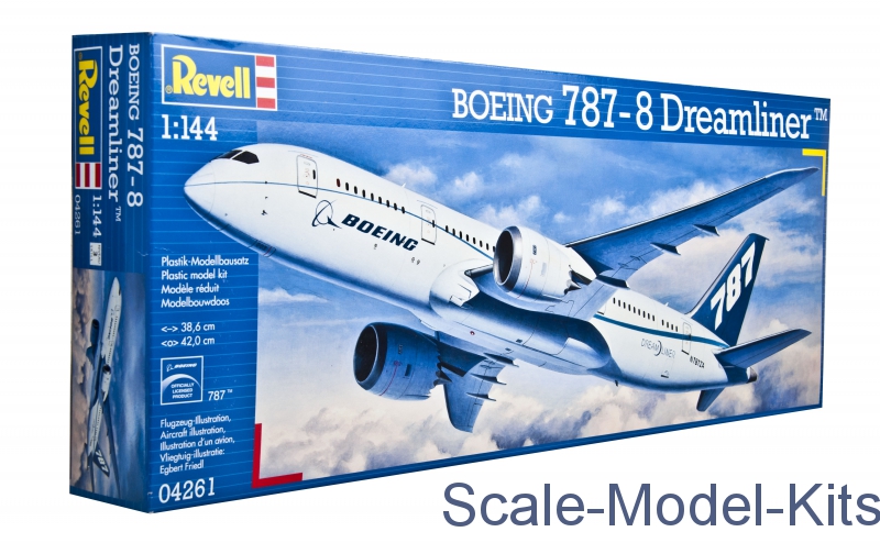 Revell - Boeing 787-8 Dreamliner - plastic scale model kit in 1:144 ...