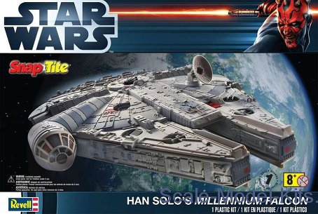 Revell - Star Wars. Star Millennium Falcon - easy kit - plastic