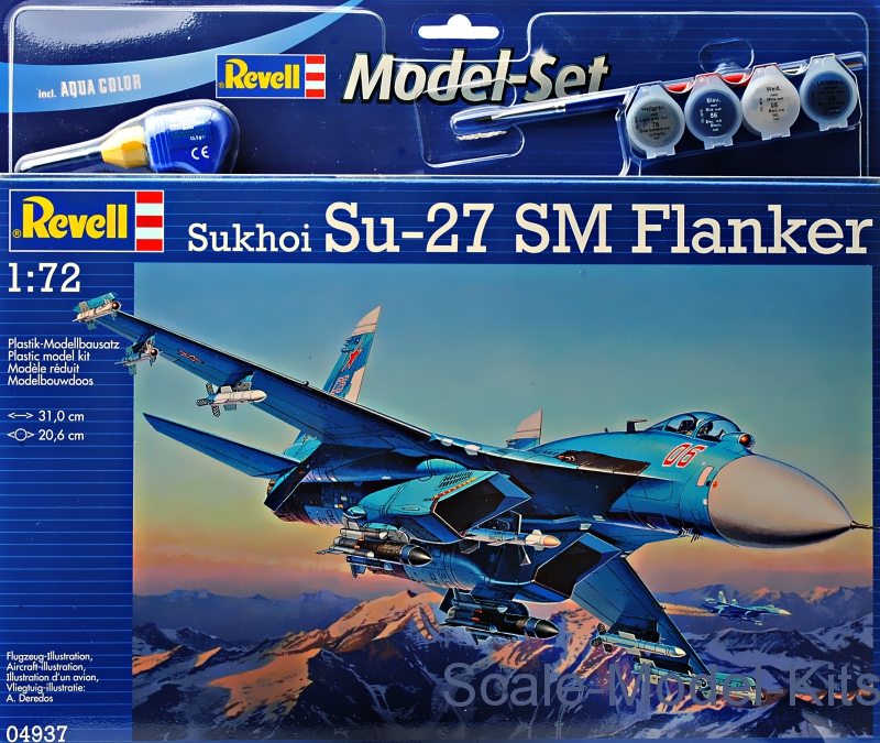 Sukhoi Su-27 SM Flanker Model Kit