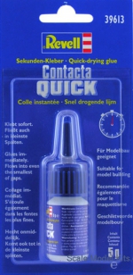 Glues: Contacta Quick Glue 5g (for instant connections), Revell