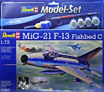 Gift Set: Gift Set MiG-21 F-13 Fishbed C, Revell, Scale 1:72