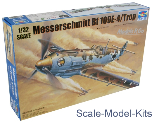 Trumpeter 02290 1/32 Messerschmitt Bf 109E-4 Tropical 